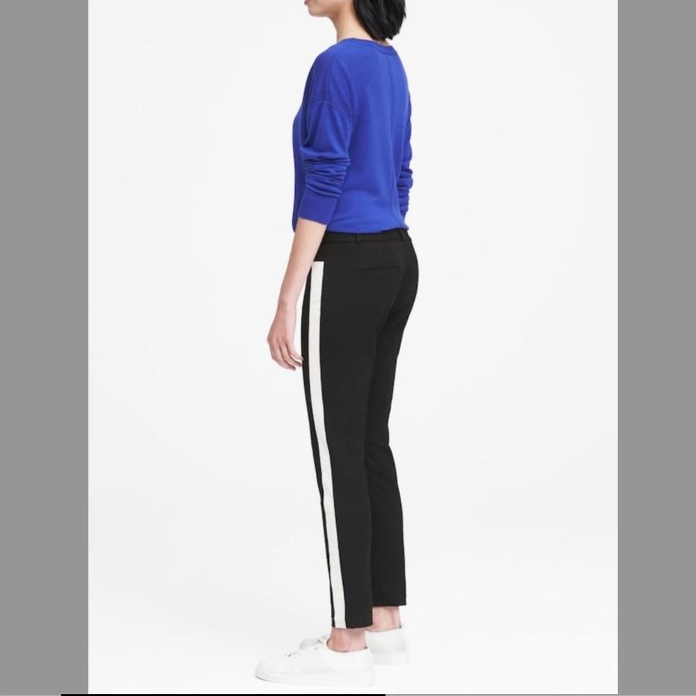 Banana Republic Sloan Stripe Ankle Pant NWT - Picture 2 of 11